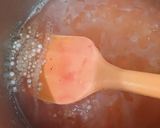 Hình bước làm 5 của món Chè mochi thanh long đỏ