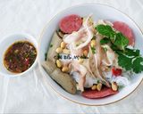 A picture of step 3 of Vietnamese Pork Ear Noodle Salad with Fermented Anchovy Sauce (Bún mắm nêm tai heo).