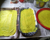 A picture of step 4 of Khandvi.