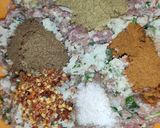 A picture of step 6 of Kachay Gosht ke Kabab.
