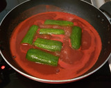 A picture of step 3 of Cucumber with meat 🍖 🥒.