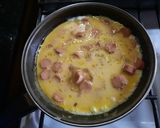 Foto del paso 3 de la receta: Pizza de huevo tipo omelette