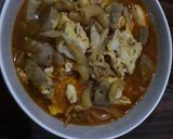 Foto langkah ke 4 dari resep Sup makaroni pedas bumbu seblak.