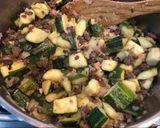 Foto del paso 4 de la receta: Zapallitos con carne vegetal