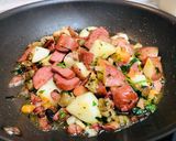 Foto del paso 2 de la receta: Boricua tripleta hash a lo Chef G💪🏾🔥🇵🇷👨🏾🍳