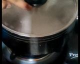 A picture of step 5 of Eggless Wheat flour Dark Chocolate Cake.