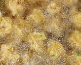 A picture of step 3 of Moong dal ke pakoray.