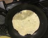 A picture of step 4 of Cheese and Mushroom Savoury Pancake.