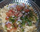 A picture of step 3 of Roasted Papad Churi.