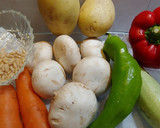 Foto del paso 1 de la receta: Albóndigas de ternera y salsa tailandesa con verduras