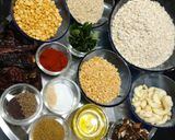A picture of step 1 of Oats Chutney.