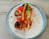Une image de l'étape 5 de 🌯 Wrap poulet, bacon, chèvre !! 🌯.