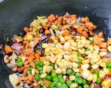 A picture of step 2 of Poha Pulao.