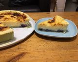 Une image de l'étape 17 de Flan pâtissier aux myrtilles pâte brisée au curaçao.
