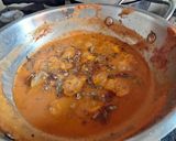 A picture of step 5 of Steamed peas kofta curry.