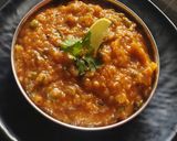 A picture of step 5 of Pav bhaji (raw banana).