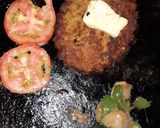 A picture of step 1 of Chappli cheeze burger.