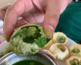 Green spicy panipuri water aka tikha pani recipe step 5 photo