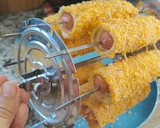 Foto del paso 6 de la receta: Rollitos fritos de Frankfurt con queso megacrujientes en AirFryer Proscenic T31