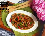 Foto langkah ke 4 dari resep Cumi Asin Cabai Hijau.