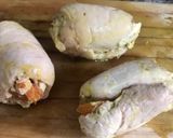 Foto del paso 4 de la receta: Contramuslos rellenos de tomate y queso