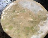 A picture of step 4 of Matar Paratha.