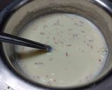 A picture of step 3 of Saffron Firni Kheer.