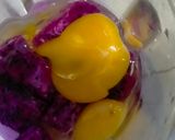 Foto langkah ke 2 dari resep Snack mpasi puding buah naga tinggi kalori.