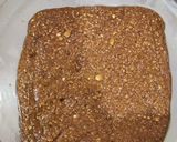 A picture of step 6 of Peanuts and fried gram Burfi.