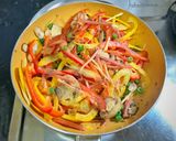 A picture of step 7 of Stir-Fry Noodle Salad.