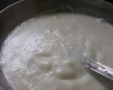 A picture of step 1 of Pink pomegranate custard.