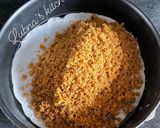 A picture of step 1 of No-bake 3 Layers Chocolate Cheesecake:.