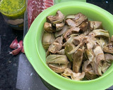 Foto del paso 1 de la receta: Alcachofitas rehogadas con ajito