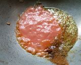 A picture of step 5 of Vegan Egg Manchurian with Potato.