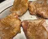A picture of step 2 of Cajun Baked Chicken Thighs.