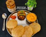 आमरस-पूरी-आलू की सूखी सब्जी (गुजराती मिनी लंच थाली) रेसिपी चरण 5 फोटो