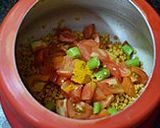 A picture of step 2 of Pappu Charu (pressure cooker method).