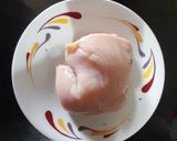 A picture of step 1 of Chicken nuggets.