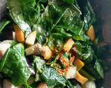 A picture of step 4 of Malabar Spinach Curry / Pui saager chorchodi.