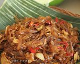 Foto langkah ke 5 dari resep Tumis pepaya pedas manis.