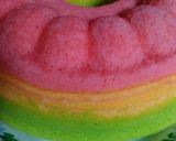Foto langkah ke 9 dari resep Bolu Kukus Pelangi.