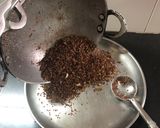 A picture of step 5 of Haalim laddoos (Garden cress seed laddoos).