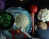 मिक्स वेज चटपटा दलिया (Mix veg chatpata daliya recipe in Hindi) रेसिपी चरण 1 फोटो