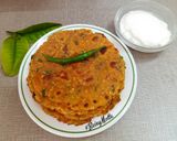 A picture of step 5 of Jowar-Wheat Methi Paratha.