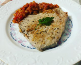 Foto del paso 5 de la receta: Tosta de atún a la plancha con pisto de calabacín