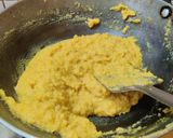 A picture of step 11 of Moong Dal Halwa.
