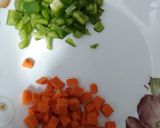 A picture of step 3 of Simple chick n veg pasta.