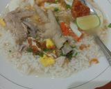 Foto langkah ke 6 dari resep Nasi Sop Banjar.