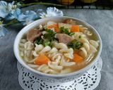 Foto langkah ke 4 dari resep Sup bakso makaroni.