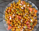 A picture of step 2 of Chane chaat.